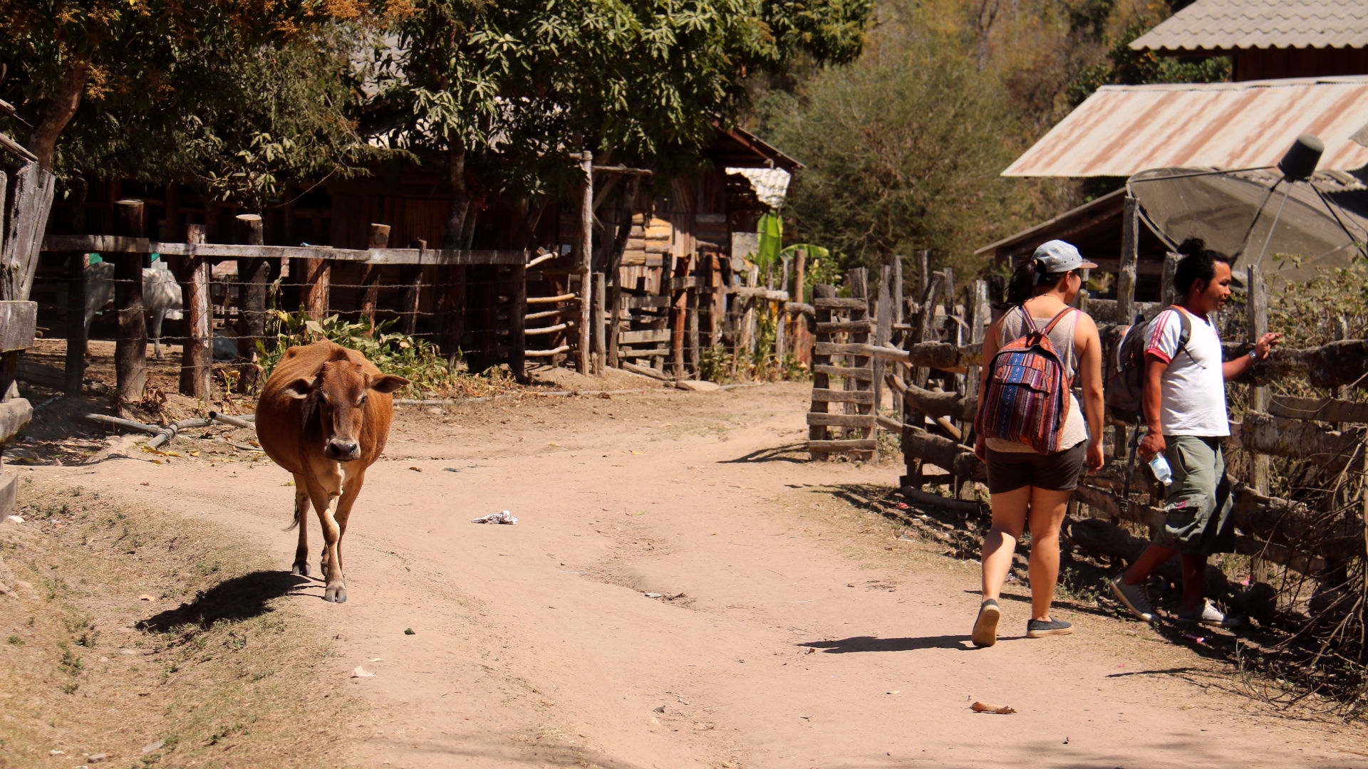 Visiting Lahu village