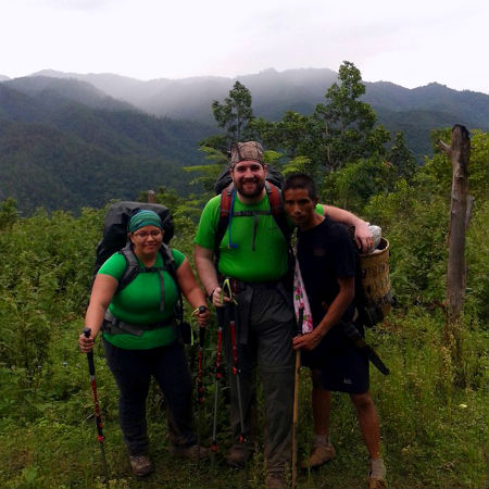 Trekking to Lahu village