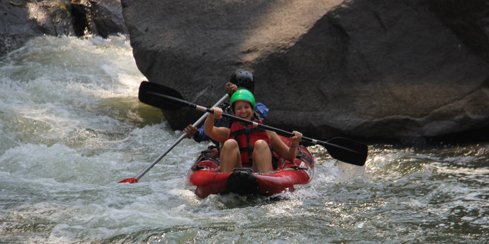 Canoeing and Sticky waterfall – A perfect day trip for hot summer days