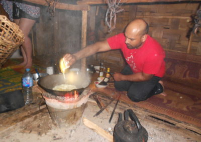 Cooking class in Karen house