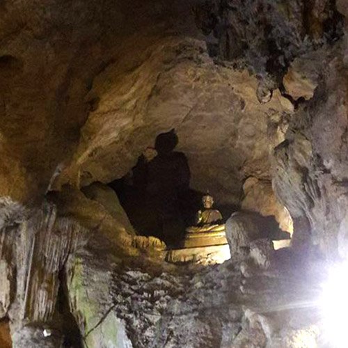 Buddha image in Chiang Dao Cave